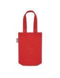 Petit sac cadeau  en feutre RPET - FELTOTE Matières : PET recyclé Couleurs : rouge marquage couleur éclatante