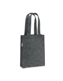 Petit sac cadeau  en feutre RPET - FELTOTE Matières : PET recyclé Couleurs : pierre personnalisable avec votre logo