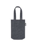 Petit sac cadeau  en feutre RPET - FELTOTE Matières : PET recyclé Couleurs : pierre marquage laser ultra précis