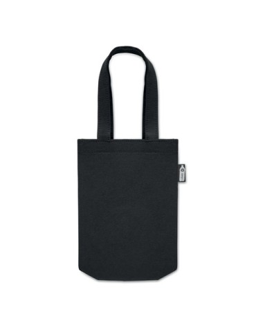 Petit sac cadeau  en feutre RPET - FELTOTE Matières : PET recyclé Couleurs : noir objet promotionnel éco-responsable