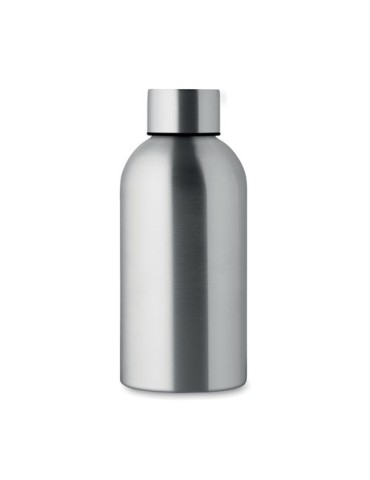 Bouteille simple paroi publicitaire 500 ml ATHENA MID Couleurs : argenté mat Matières : acier inoxydable recyclé cadeau collabor