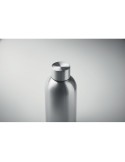 Bouteille simple paroi publicitaire 500 ml ATHENA MID Couleurs : argenté mat Matières : acier inoxydable recyclé impression logo