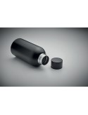 Bouteille simple paroi publicitaire 500 ml ATHENA MID Couleurs : noir Matières : acier inoxydable recyclé marquage laser ultra p