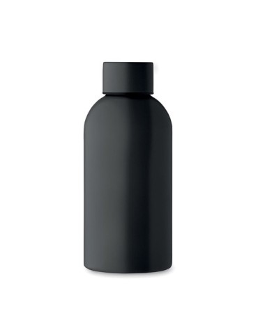 Bouteille simple paroi publicitaire 500 ml ATHENA MID Couleurs : noir Matières : acier inoxydable recyclé accessoire événementie
