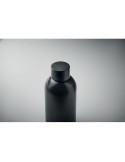 Bouteille simple paroi publicitaire 500 ml ATHENA MID Couleurs : noir Matières : acier inoxydable recyclé objet publicitaire rob