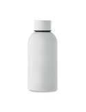 Bouteille simple paroi publicitaire 500 ml ATHENA MID Couleurs : blanc Matières : acier inoxydable recyclé personnalisation rapi