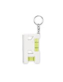 Porte-clés niveau en ABS personnalisé MAGEVEL Matières : ABS Couleurs : blanc livraison express 24h 48h