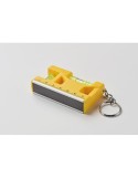 Porte-clés niveau en ABS personnalisé MAGEVEL Matières : ABS Couleurs : jaune goodies personnalisé en stock