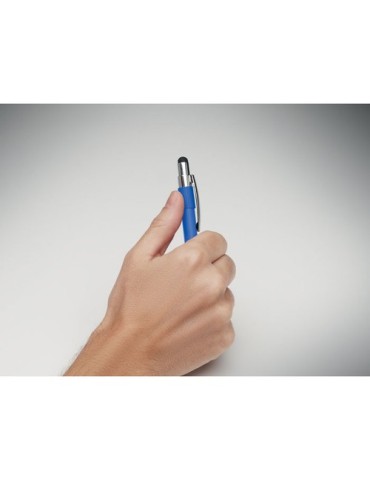 Stylo spinner publicitaire personnalisé EDD Matières : aluminium recyclé  Couleurs : bleu royal cadeau collaborateur premium