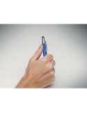 Stylo spinner publicitaire personnalisé EDD Matières : aluminium recyclé  Couleurs : bleu royal cadeau collaborateur premium