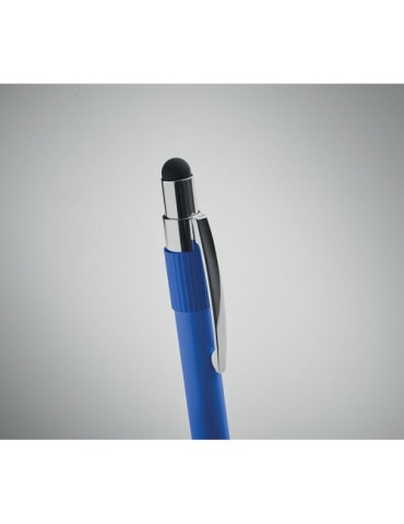 Stylo spinner publicitaire personnalisé EDD Matières : aluminium recyclé  Couleurs : bleu royal goodies personnalisé en stock