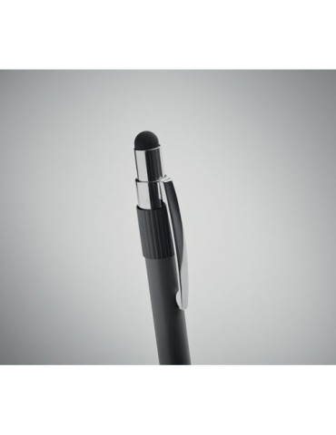 Stylo spinner publicitaire personnalisé EDD Matières : aluminium recyclé  Couleurs : noir objet promo petit budget