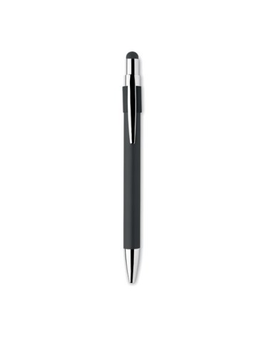 Stylo spinner publicitaire personnalisé EDD Matières : aluminium recyclé  Couleurs : noir cadeau entreprise pas cher
