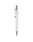 Stylo spinner publicitaire personnalisé EDD Matières : aluminium recyclé  Couleurs : blanc marquage laser ultra précis