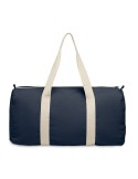 Sac de sport  en coton recyclé SINN Matières : coton recyclé Couleurs : bleu marine objet publicitaire robuste