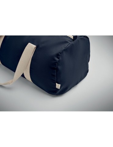 Sac de sport  en coton recyclé SINN Matières : coton recyclé Couleurs : bleu marine personnalisable avec votre logo