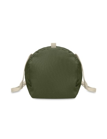 Sac de sport  en coton recyclé SINN Matières : coton recyclé Couleurs : vert armée marquage laser ultra précis