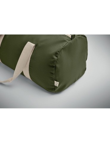 Sac de sport  en coton recyclé SINN Matières : coton recyclé Couleurs : vert armée marquage laser ultra précis