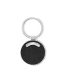 Porte-clés ronds personnalisés LIRCLE Matières : métal Couleurs : noir impression haute définition