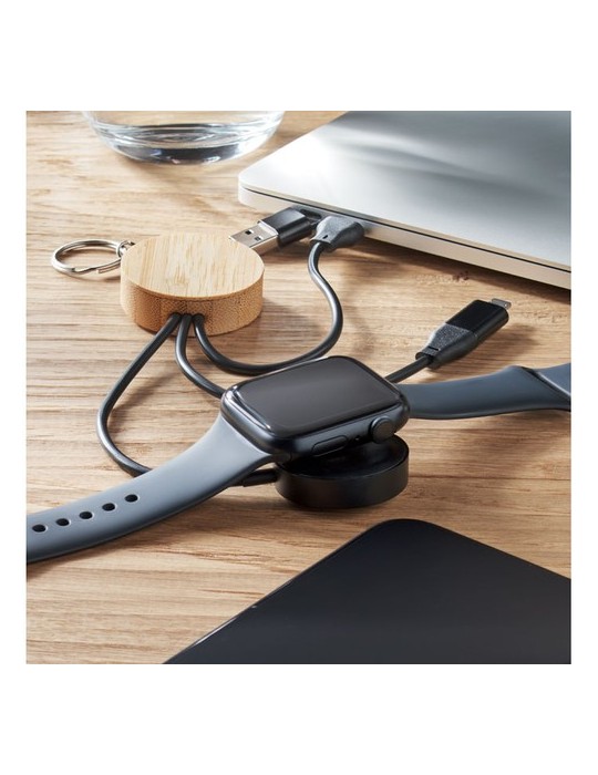 Porte-clés câble 4 en 1 60W BULE