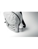 Sac à dos publicitaire en polyester 600D RPET HIGE Matières : PET recyclé Couleurs : blanc cadeau entreprise pas cher