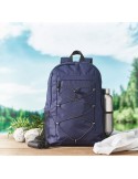 Sac à dos publicitaire en polyester 600D RPET HIGE Matières : PET recyclé Couleurs : bleu objet promotionnel éco-responsable