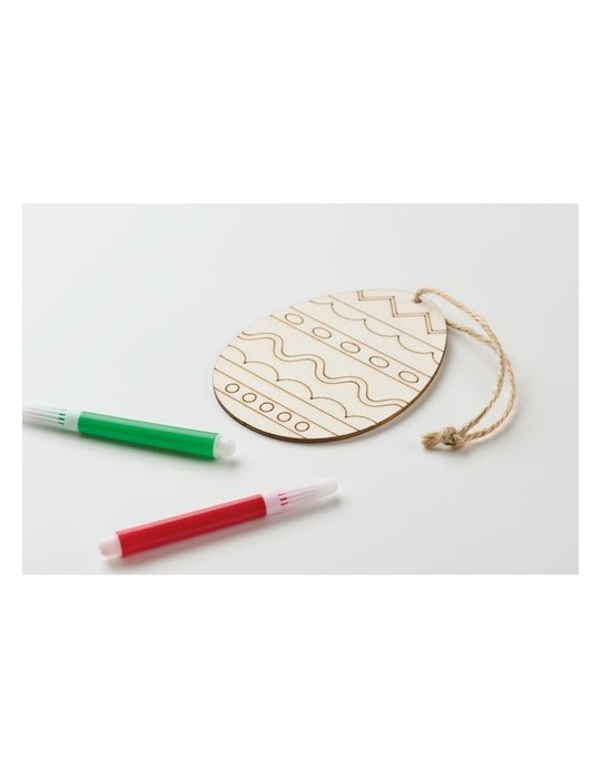 Set de peinture sur œuf en bois DREGG