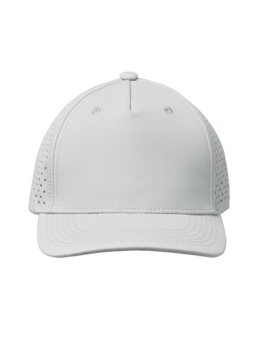 Casquette baseball à 5 pans personnalisée - CAPO Matières : PET Couleurs : blanc accessoire événementiel unique
