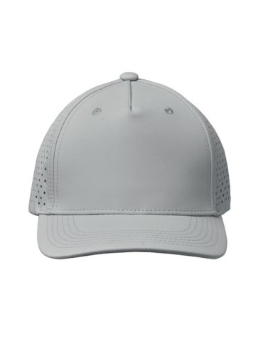 Casquette baseball à 5 pans personnalisée - CAPO Matières : PET Couleurs : gris personnalisation rapide en France