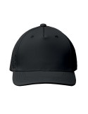Casquette baseball à 5 pans personnalisée - CAPO Matières : PET Couleurs : noir cadeau collaborateur premium