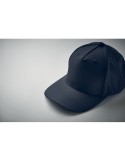 Casquette baseball à 5 pans personnalisée - CAPO Matières : PET Couleurs : bleu marine personnalisation sur mesure