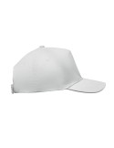 Casquette à 5 pans personnalisée SUNNY Matières : coton Couleurs : blanc personnalisable avec votre logo