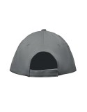 Casquette à 5 pans personnalisée SUNNY Matières : coton Couleurs : gris marquage couleur éclatante