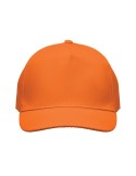 Casquette à 5 pans personnalisée SUNNY Matières : coton Couleurs : orange personnalisable avec votre logo