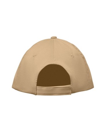 Casquette à 5 pans personnalisée SUNNY Matières : coton Couleurs : ivoire cadeau client original