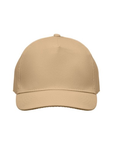 Casquette à 5 pans personnalisée SUNNY Matières : coton Couleurs : ivoire personnalisation sur mesure