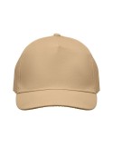 Casquette à 5 pans personnalisée SUNNY Matières : coton Couleurs : ivoire personnalisation sur mesure