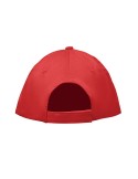 Casquette à 5 pans personnalisée SUNNY Matières : coton Couleurs : rouge goodies personnalisé en stock