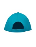 Casquette à 5 pans personnalisée SUNNY Matières : coton Couleurs : turquoise impression logo haute qualité