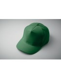 Casquette à 5 pans personnalisée SUNNY Matières : coton Couleurs : vert foncé cadeau collaborateur premium