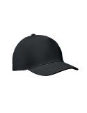Casquette à 5 pans personnalisée SUNNY Matières : coton Couleurs : noir personnalisable avec votre logo