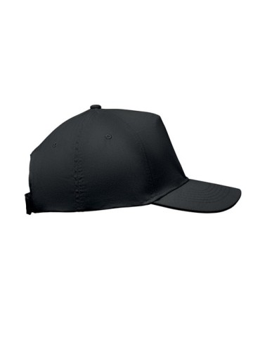 Casquette à 5 pans personnalisée SUNNY Matières : coton Couleurs : noir cadeau affaires élégant
