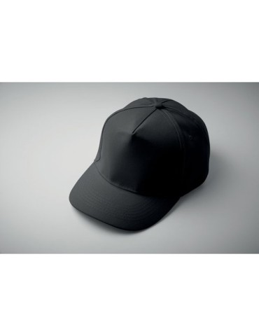 Casquette à 5 pans personnalisée SUNNY Matières : coton Couleurs : noir personnalisation sur mesure