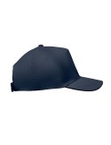 Casquette à 5 pans personnalisée SUNNY Matières : coton Couleurs : bleu marine goodies publicitaire durable