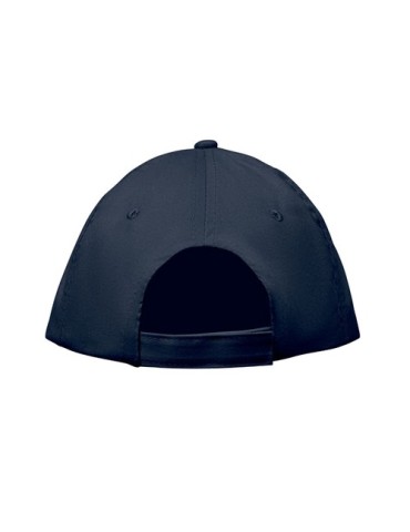 Casquette à 5 pans personnalisée SUNNY Matières : coton Couleurs : bleu marine accessoire événementiel unique