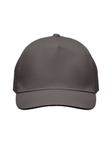 Casquette à 5 pans personnalisée SUNNY Matières : coton Couleurs : pierre impression haute définition