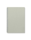 Cahier A5 en carton recyclé personnalisé - RECARNOTE Matières : papier recyclé Couleurs : corde marquage laser ultra précis