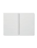Cahier A5 en carton recyclé personnalisé - RECARNOTE Matières : papier recyclé Couleurs : corde personnalisation rapide en Franc