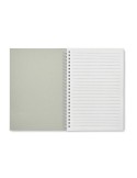 Cahier A5 en carton recyclé personnalisé - RECARNOTE Matières : papier recyclé Couleurs : corde marquage couleur éclatante