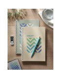 Cahier A5 en carton recyclé personnalisé - RECARNOTE Matières : papier recyclé Couleurs : beige personnalisation sur mesure